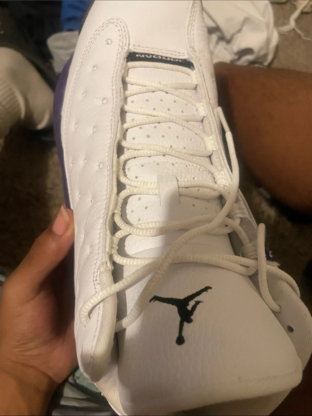 Jordan Air Jordan 13 Retro Box Label - Gray and Pink Accent